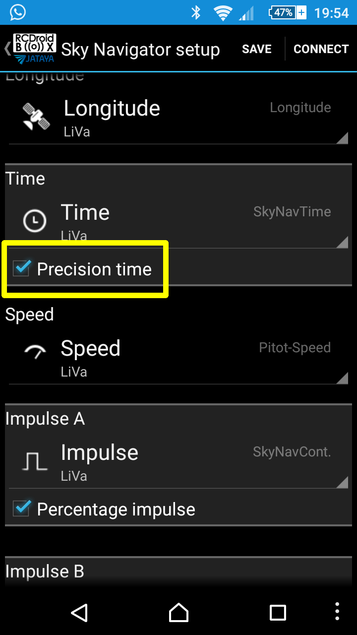Precision Time Settings